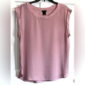 Sleeveless dusty pink top from Ann Taylor Factory, size L.